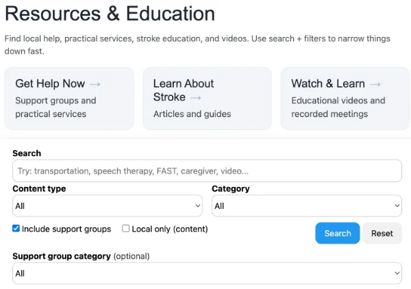 searchable resources and education platform developed by R3WebSolutions